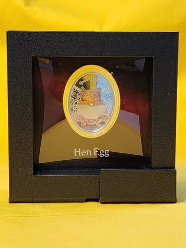 2025年 鶏卵 ファベルジェの卵 ~ 銀貨 1ドル ニウエ ~ 発行枚数 999枚