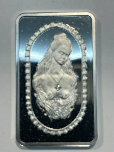 母の日 プルーフ シルバー バー ダイヤモンド付き 999 純銀 1 オンス