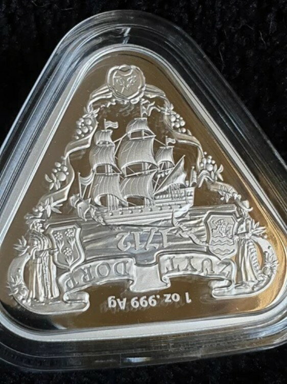 1オンス .999 シルバー ZUYT DORP 三角形コイン??非常に希少/人気??