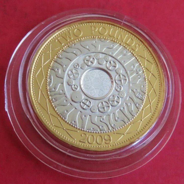 2009年 巨人の肩の上に立つ 2ポンド シルバー プルーフ