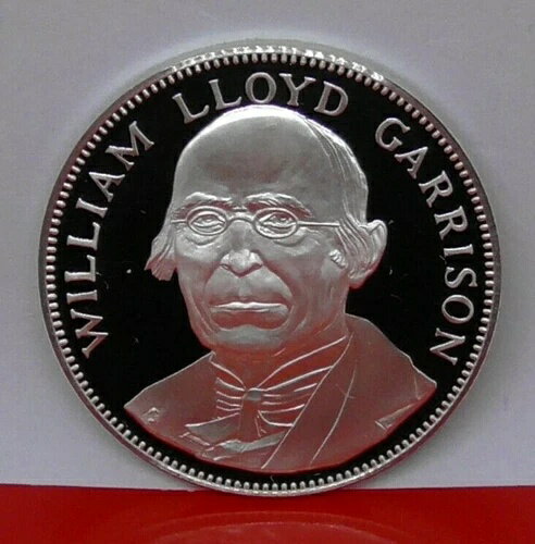 スターリングシルバー フランクリンミント 1974年 メダリオン ウィリアム・ギャリソン ジャーナリスト 24g
