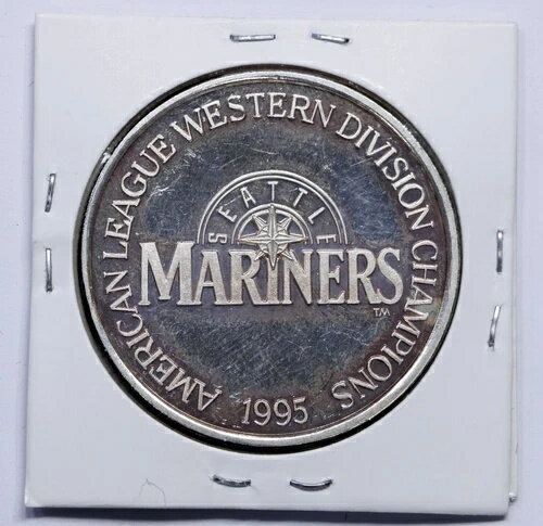 楽天WORLD RESOURCE【KING店】1995 1オンス .999 シルバー エンバイロミント マリナーズ AL チャンピオンズラウンド PF#1134