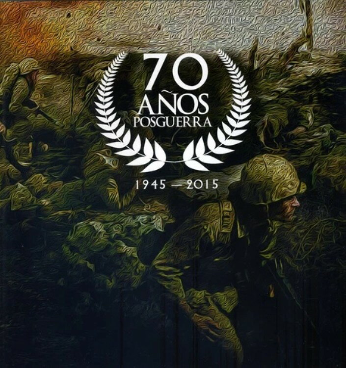 ポリマーセット、エル クラブ デ ラ モネダ、1;5;10;20;50;100 2015 第二次世界大戦 デラックス フォルダー