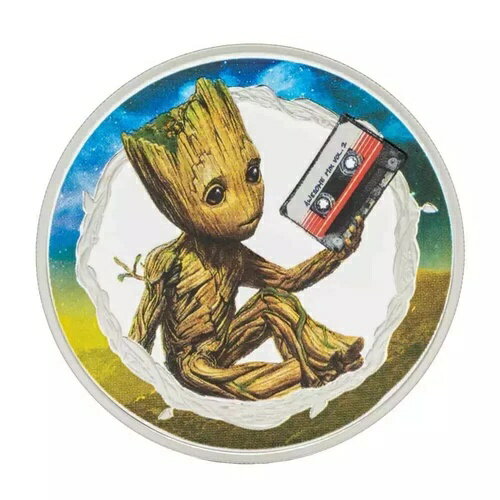 2025年ニウエ マーベル ガーディアンズ・オブ・ギャラクシー グルート 1オンス 銀貨