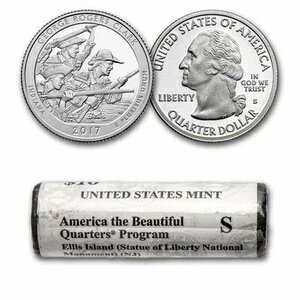 2017-S ATB クォーター ジョージ・ロジャース・クラーク 40枚入り コインロール ジェムプルーフ