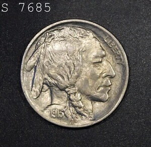 1913年製「タイプ1」バッファローニッケル「CH BU」*1点目以降送料無料*