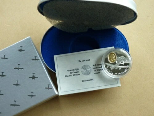 超希少カナダ 20ドル銀貨 航空 1990年