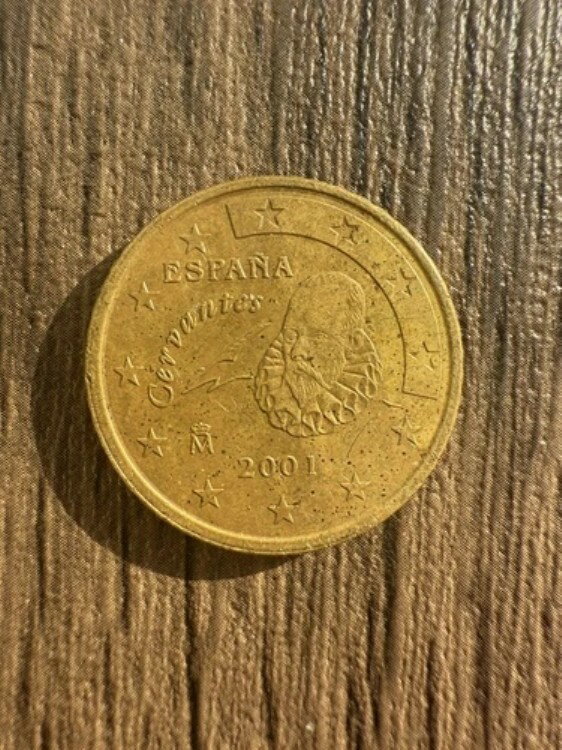 2001年-50セントユーロ スペイン セル