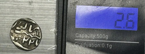 インド IPS ジャイサルメール 1/4ルピー 2.6グラム 希少シルバールピー