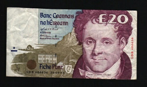 アイルランド共和国 20ポンド P77 1995