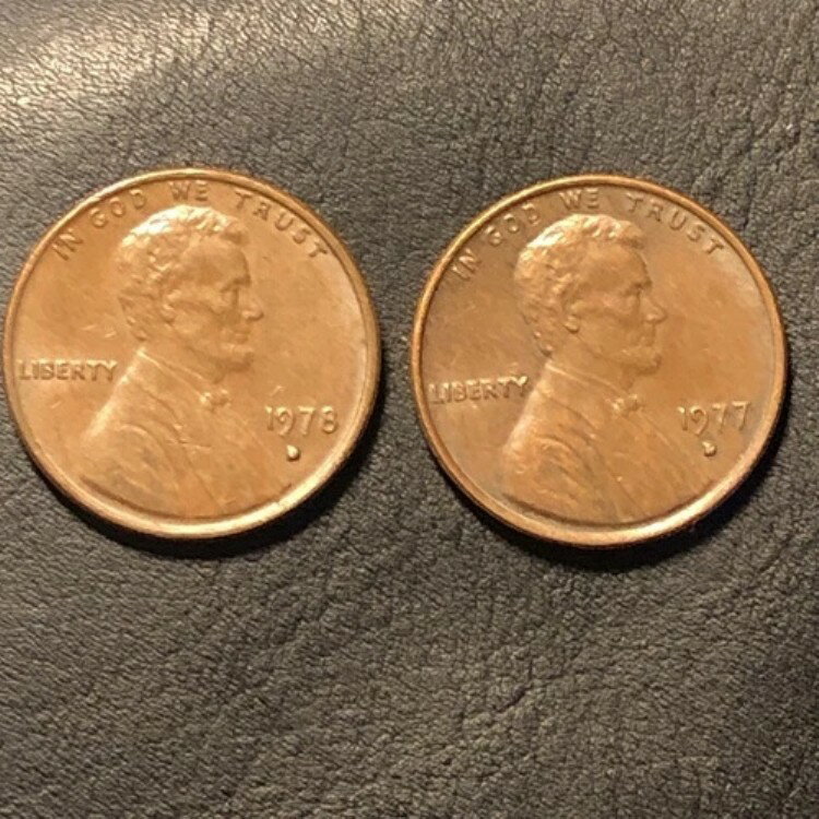 1978 & 79 D ペニー デンバーミント 希