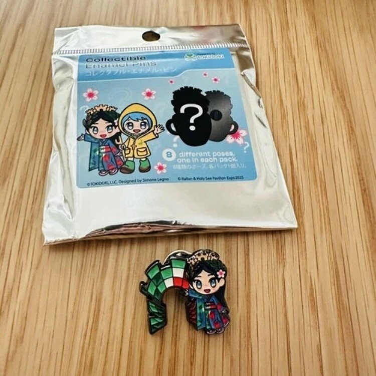 2025年大阪万博 イタリア館 ルーチェ イタリアちゃん ピンバッジ 中古のサムネイル