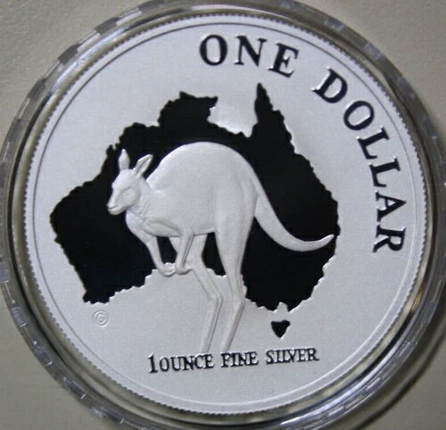 オーストラリア 1ドル 2000年「カンガルー」1オンス銀貨 #F6011 PPプルーフ 超希少