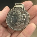 希少な1921年ベックワース・モーガン銀貨シガレットライター銀貨2枚