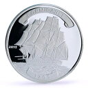コートジボワール 1000フラン 航海する勇敢な船 クリッパー プルーフ銀貨 2011年