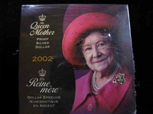 2002年 クイーン・マザー、RCMプルーフ銀貨(3)