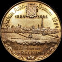 ベッカム 1924 Unc シティビュー ギルトメダル ドイツ 希少 ドイツ州