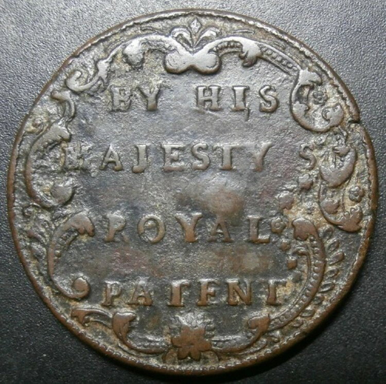 ロンドンのショップチケット - マンディーブランデー 1760年頃 - 希少なKirk RRR Southwark W.2981