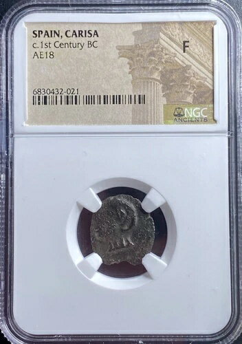 トゥルデタニ人コイン 紀元前100年〜紀元前1年 NGC ケルト・イベリア・カリサ 非常に希少な騎手