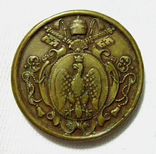 インノケンティウス13世（1721-1724年）。青銅製スペイン・ドブロン。非常に希少。