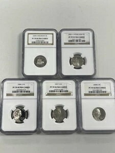 PF 70 ウルトラ カメオ ニッケル NGC 2004 - 2008 トップポップ コイン 5枚セット(3)