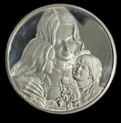 1974年 母の日 1オンス .999 銀貨