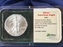 2001年 アメリカンシルバーイーグルジェム BU 1オンス リトルトンクラムシェル E0634(3)
