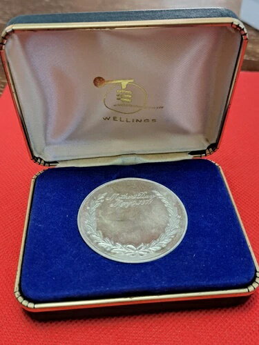 40.6グラムスターリングシルバーコイン。1971年母の日ウェリングスミント