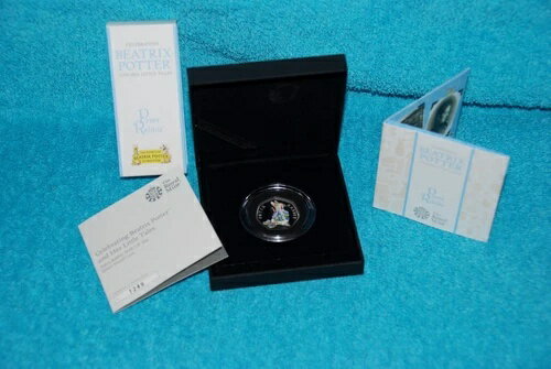 2018年 ピーターラビット 50ペンス シルバープルーフコイン ロイヤルミントボックス入り + COA