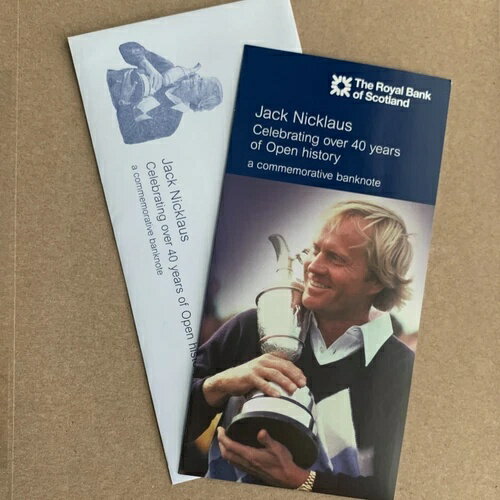 ジャック・ニクラウス スコットランド 5ポンド紙幣 20