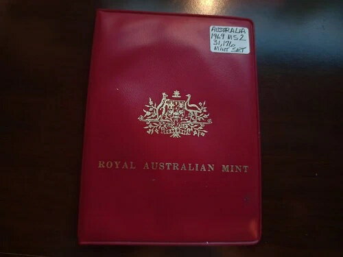 1969年オーストラリア 6枚入り10進法コインセット