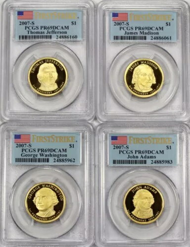 2007年大統領ドルセット PCGS PR69DCAM 