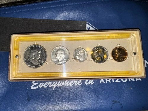 1956年プルーフセット米国コイン プラスチックケース入り ~ 禁煙ホーム