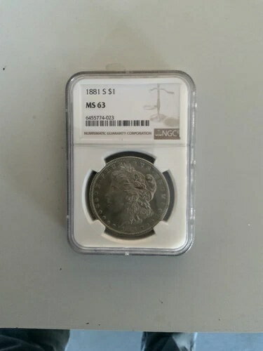 1888年製モルガン銀貨 MS63 PCGS