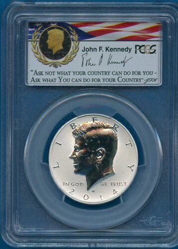 2014 W PCGS PR70 リバース ケネディ シ