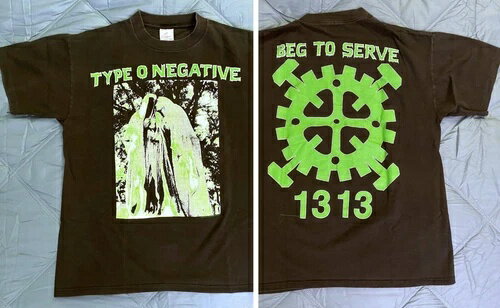 1994年 タイプOネガティブ ヴィンテージ 超レアTシャツ Lサイズ ベグ・トゥ・サーブ ブラッディ・キッ..