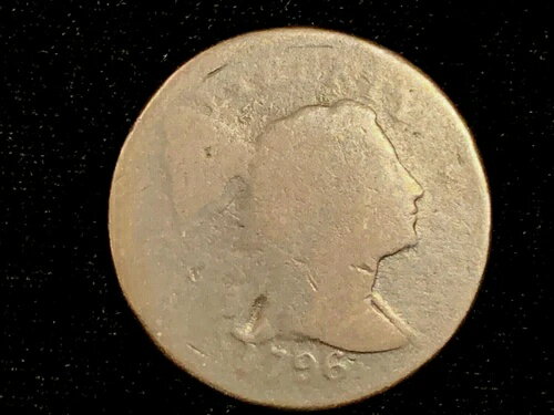 1796年 リバティ キャップセント S-82 R5 希少品種