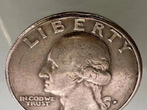 希少コイン クォーター 1974年 ミントマークエラー修正済み その他の顕著なエラーあり 写真参照