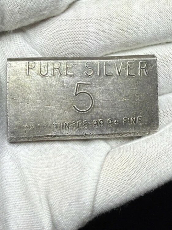 希少?ヴィンテージワールドミントコーポレーション?グローブ5オンス?シルバーバー