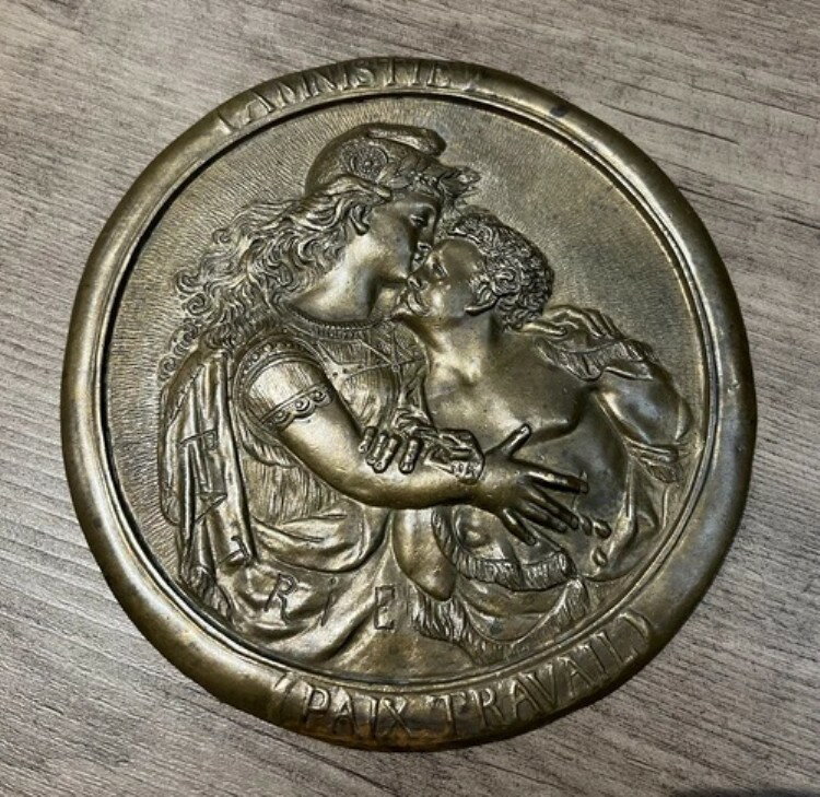 1871年コミューン後の珍しい古いメダル - 「マコニーク共和国」 -