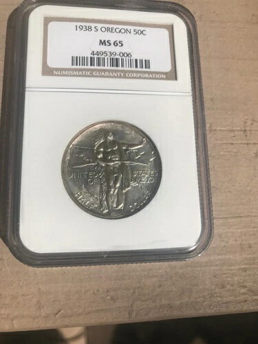  1938 S USA 50 c 쥴 NGC MS 65