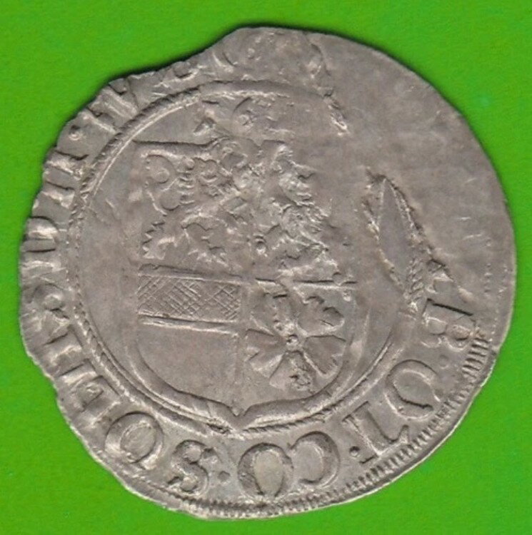 シルバー コイン ゾルムス ラウバッハ 6 クロイツァー 1621 SS-VZ 非常に珍しい nswleipzig