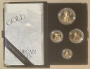 1998年 アメリカンイーグル ゴールド 4枚セット プルーフ コイン 1.85オンス 地金 OGP & COA-09285