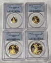 2008 W 4ピース(1.85オンス)プルーフゴールドイーグルセット PCGS PR69 DCAM