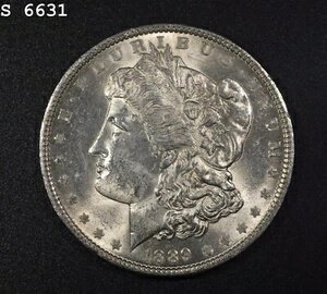 1889年 モルガン銀貨「CH BU」 *1点目以降は送料無料*