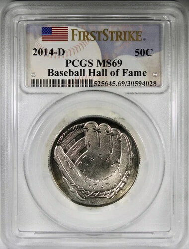 2014-D 野球殿堂入りハーフダラーコ
