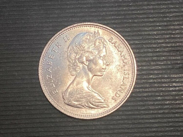 1966年 バハマ諸島 50セント ハーフドル スターリングシルバー シッププルーフセットコイン（未使用）