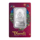 2024 1 オンス パンプ スイス ディワリ - ラクシュミとピーコック .999 シルバー バー