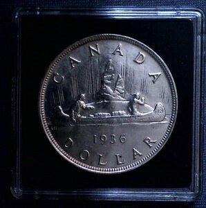 WORLD RESOURCE【KING店】のカナダ 1936 年銀貨。｜アングル2