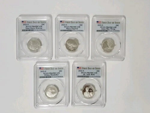 2022 S 25C クラッド レディース クォーターセット PCGS PR69 DCAM ファーストストライク